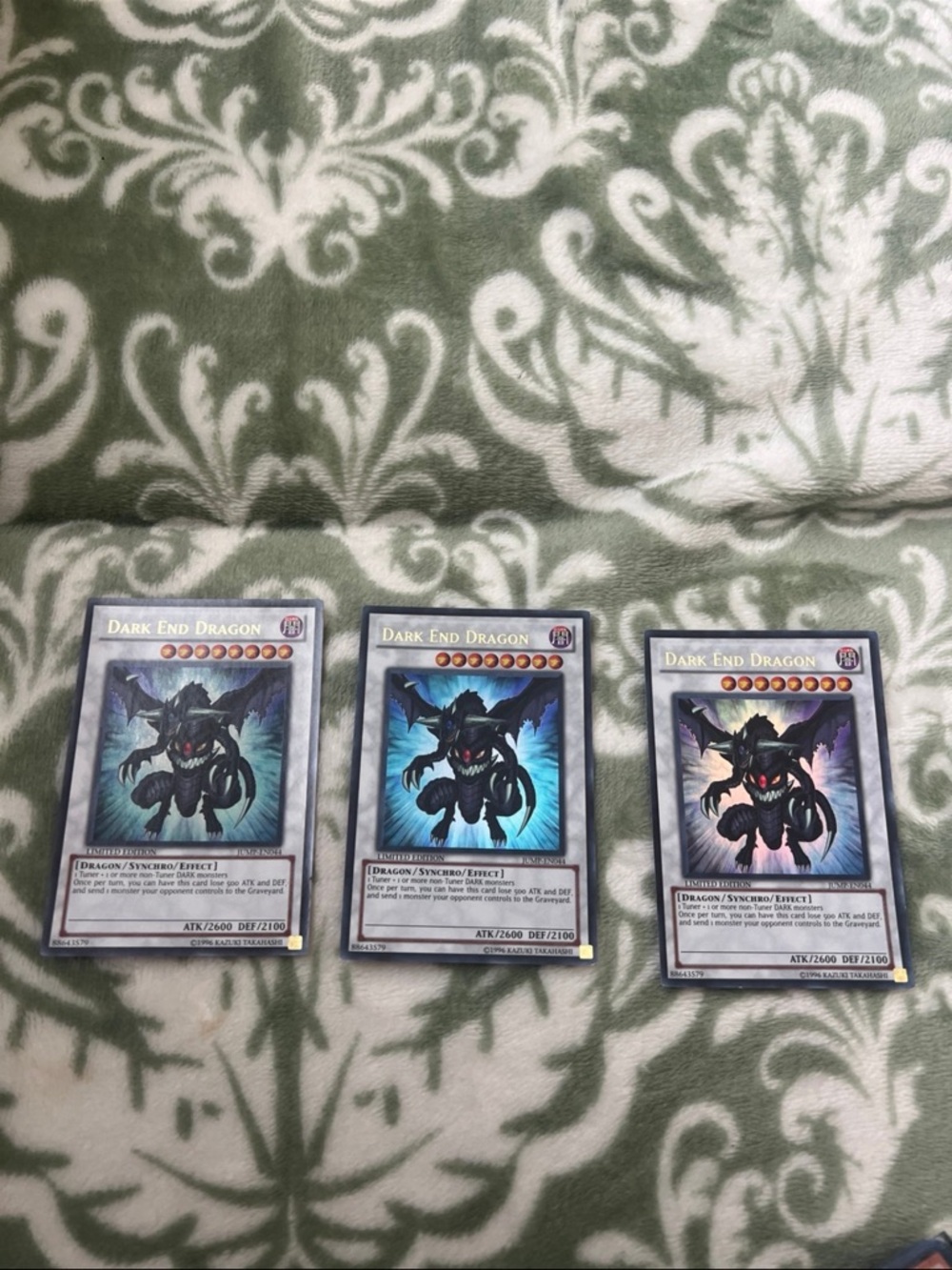 Yugioh Dark End Dragon JUMP-EN044 Shonen Jump Magazine Promo Card New 3 Count